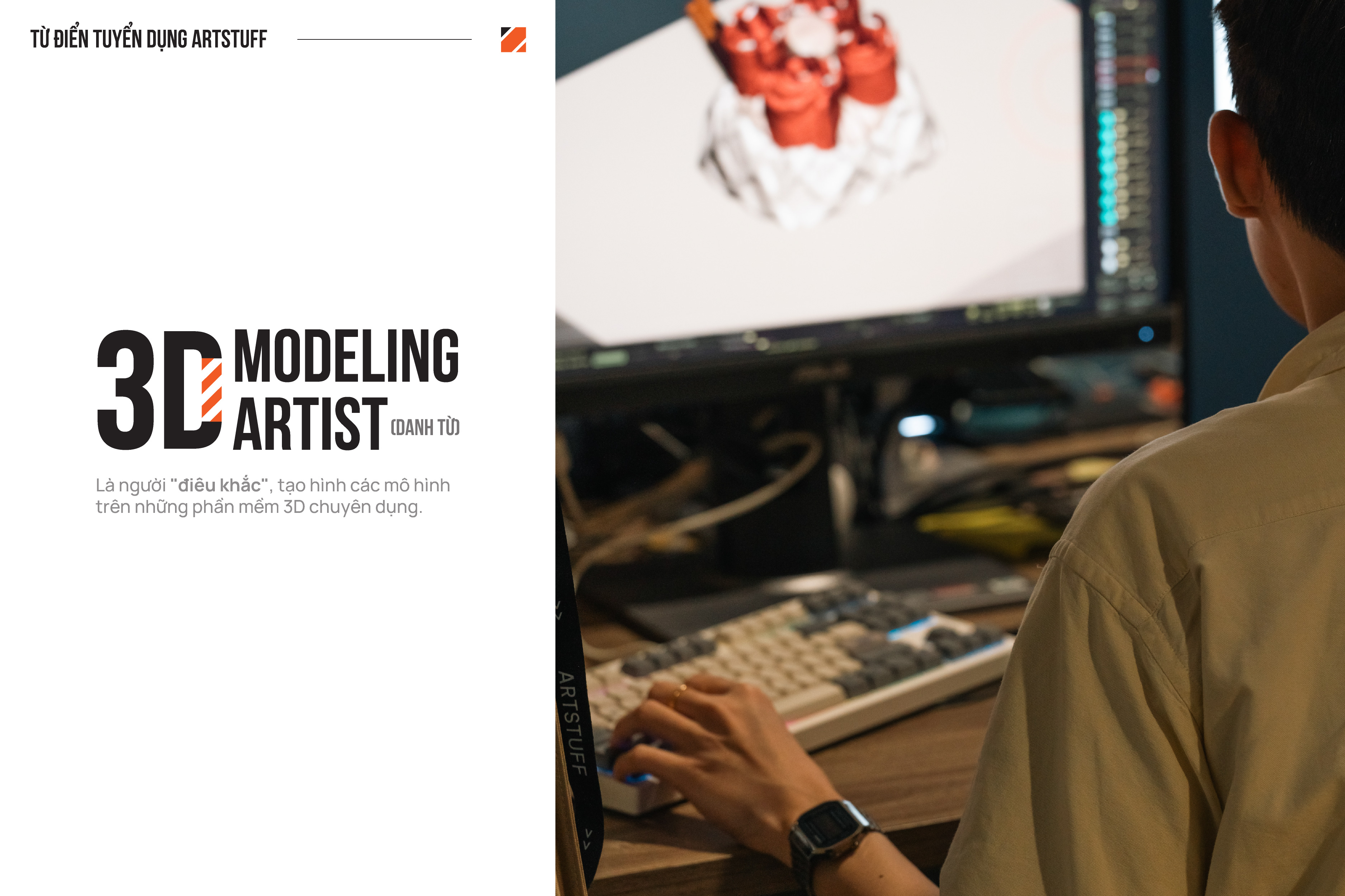 Từ điển Tuyển dụng: 3D Modeling Artist